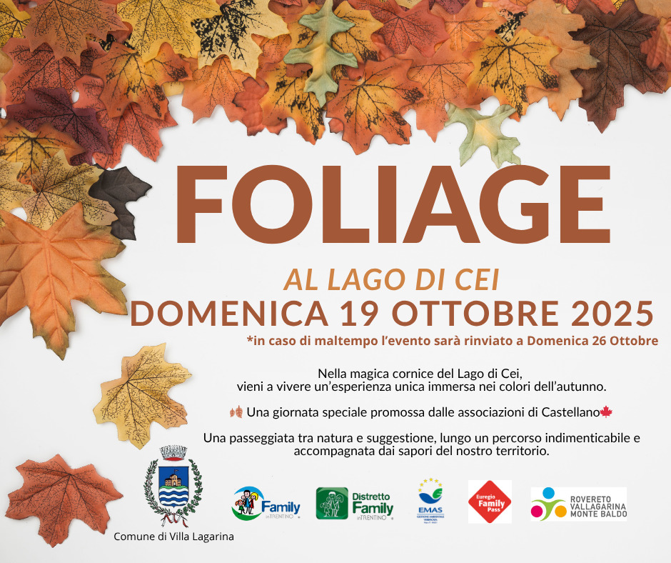 FOLIAGE al Lago di Cei